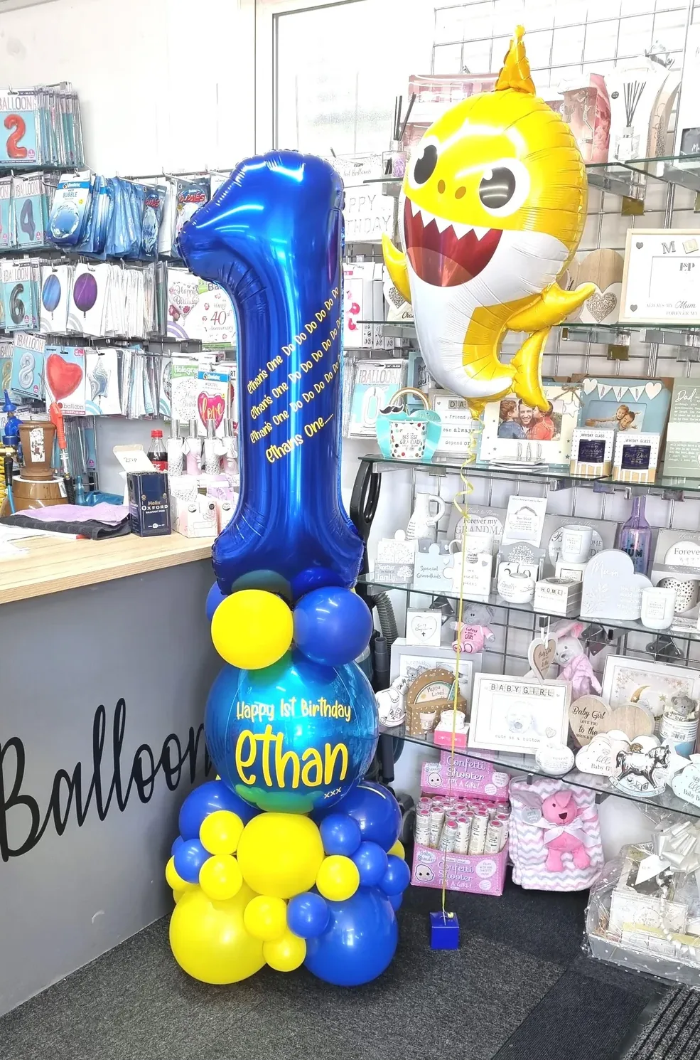 Baby Shark Birthday Balloon Package