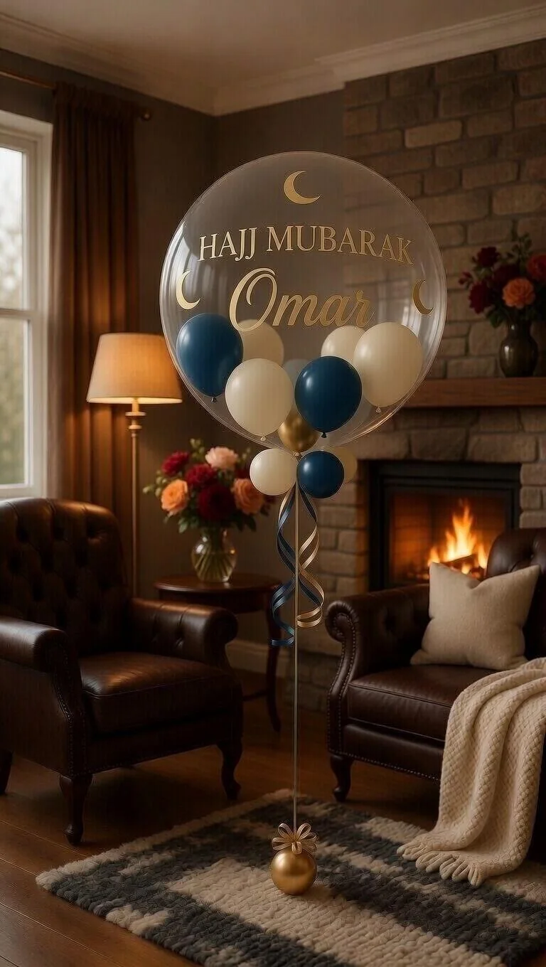 Hajj Mubarak Personalised Balloon