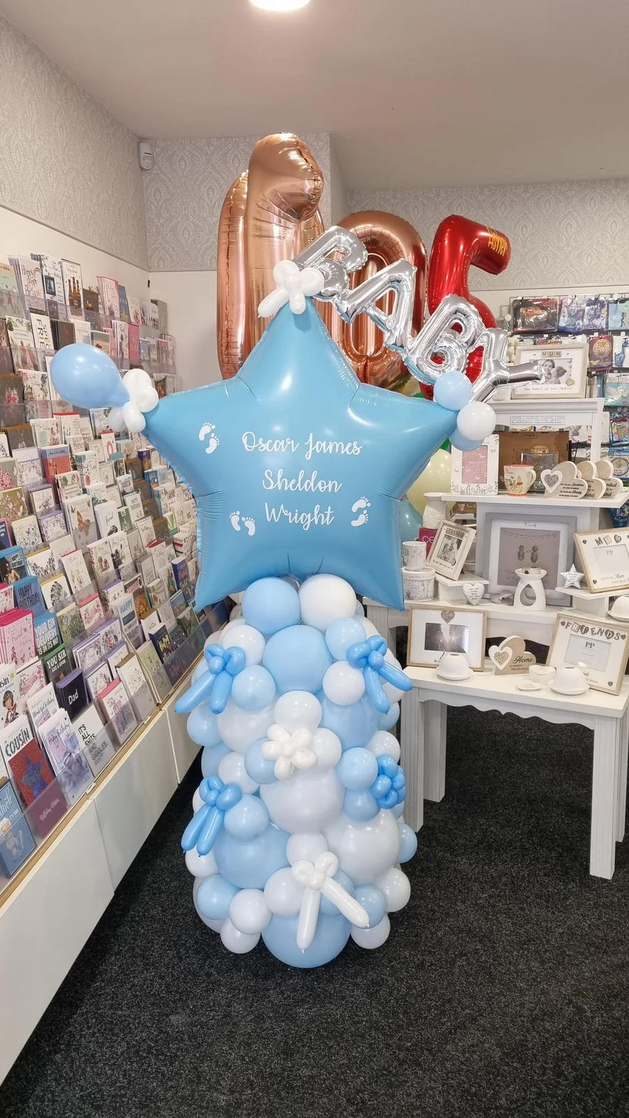 Large Organic Welcome Baby Display
