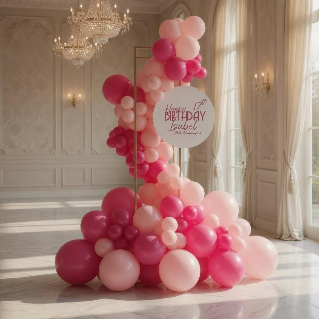 Birthday Balloon Frame