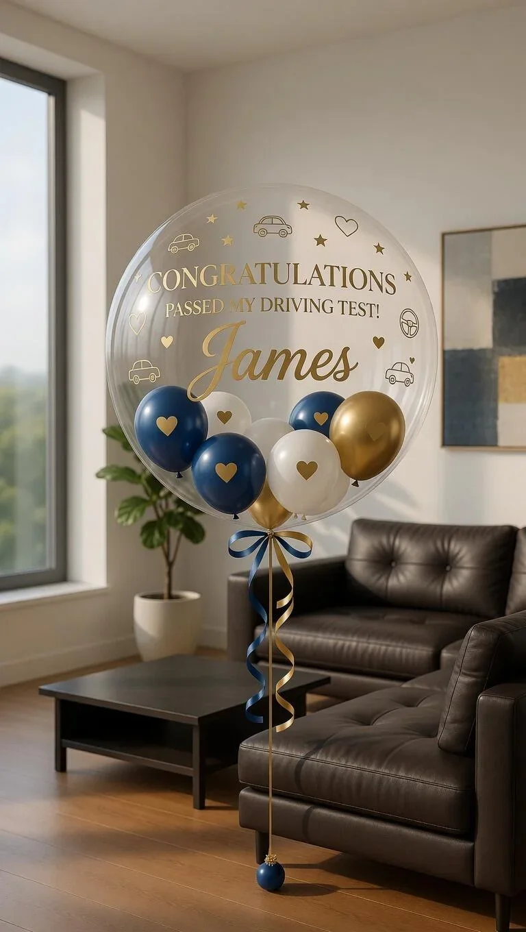 Passed Driving Test Personalised Balloon