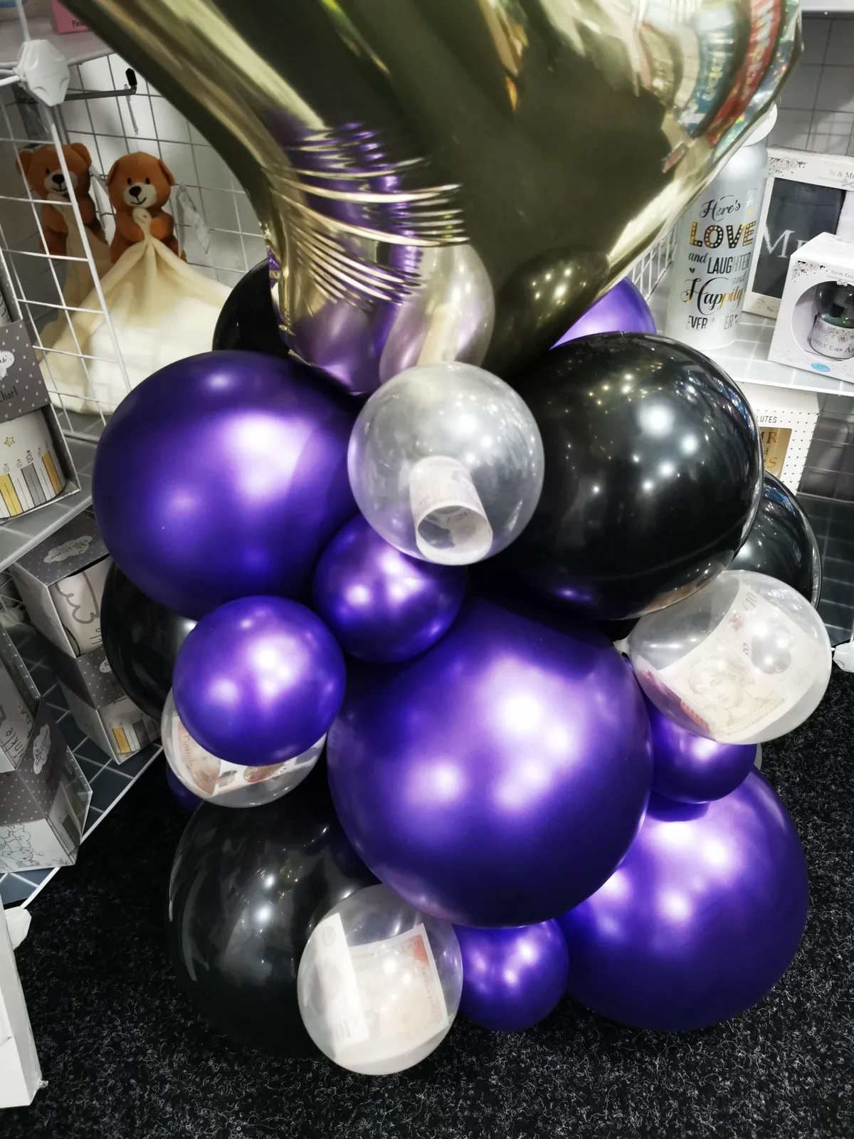 Double Number Money Balloon Display view 3