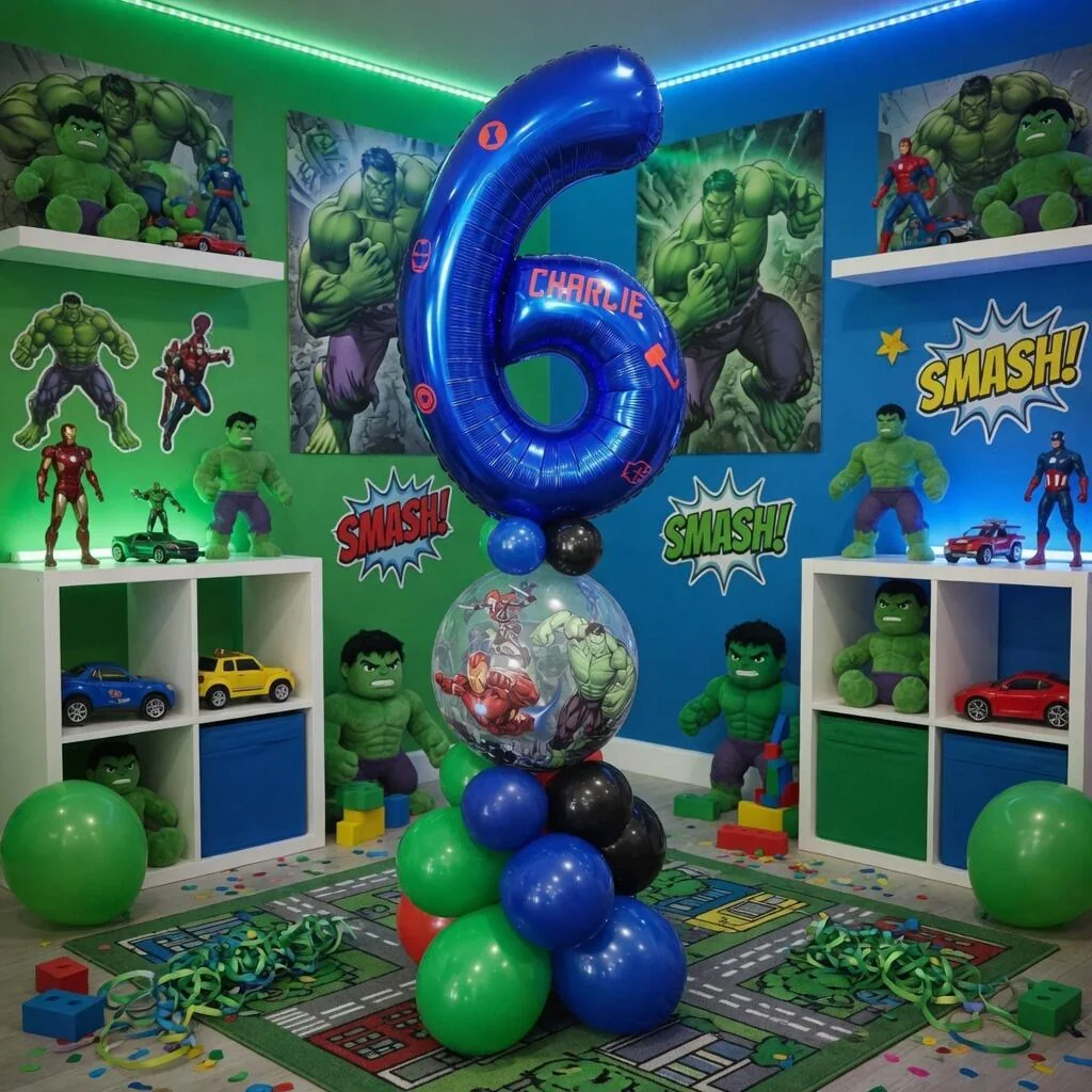 Avengers Single Number Balloon Display