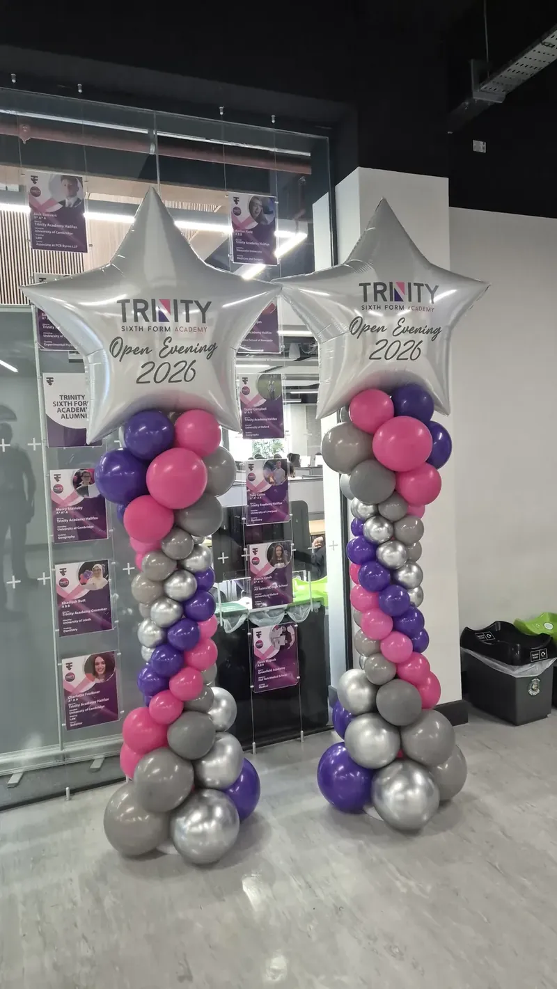 Optional balloon towers, £65 + VAT each