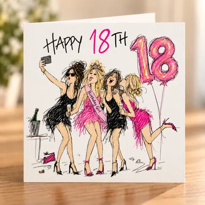 Happy 18th card
