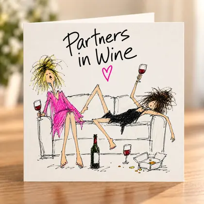 Partners In Wine card