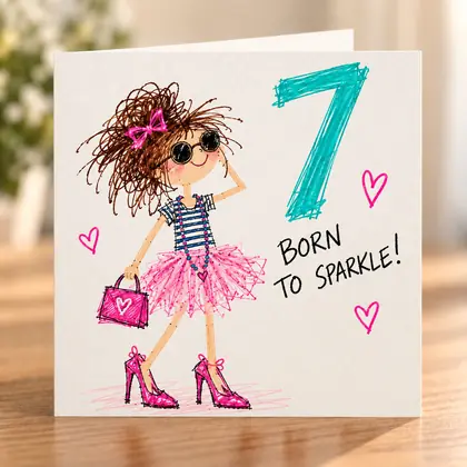Girl Age 7 – Born To Sparkle