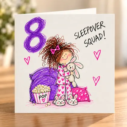 Girl Age 8 – Sleepover Squad