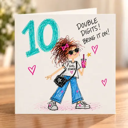 Girl Age 10 – Double Digits Bring It On