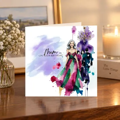 Mum – On Your Birthday – Celebration