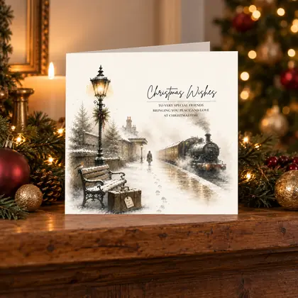 Special Friends – Steam Train card