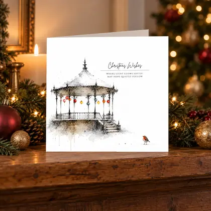 Christmas Wishes – Bandstand and Robin