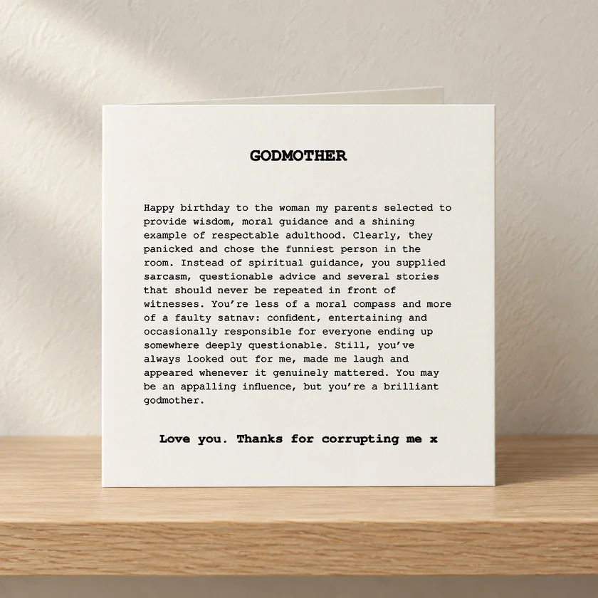 Godmother card
