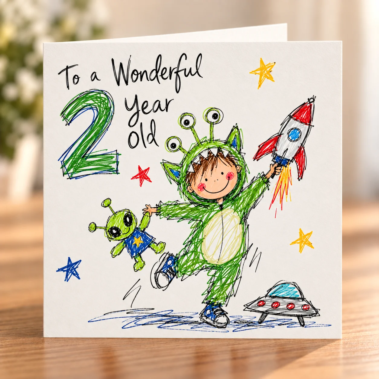 Boy Age 2 card shelf mock-up