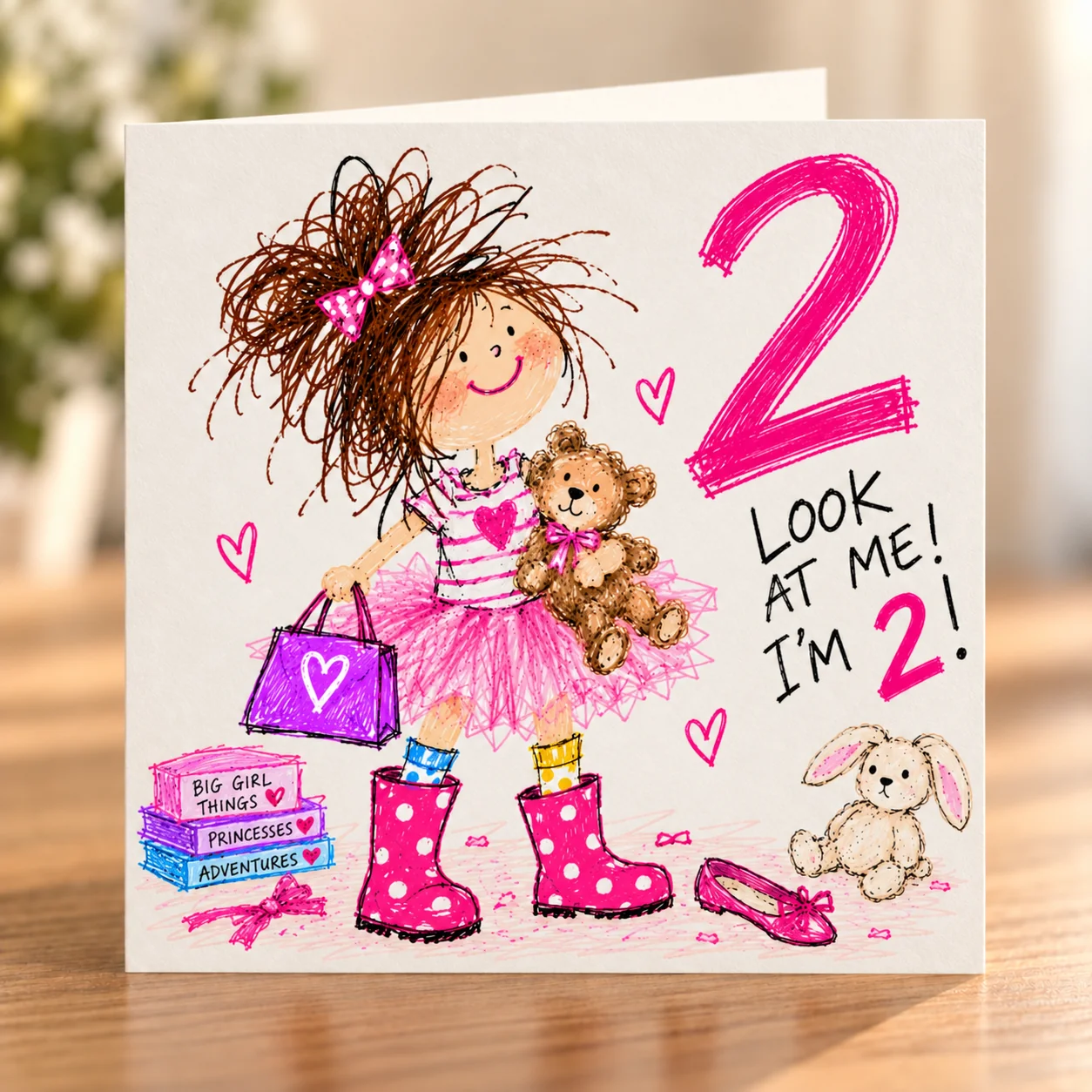 Girl Age 2 – Look At Me I’m 2 card shelf mock-up