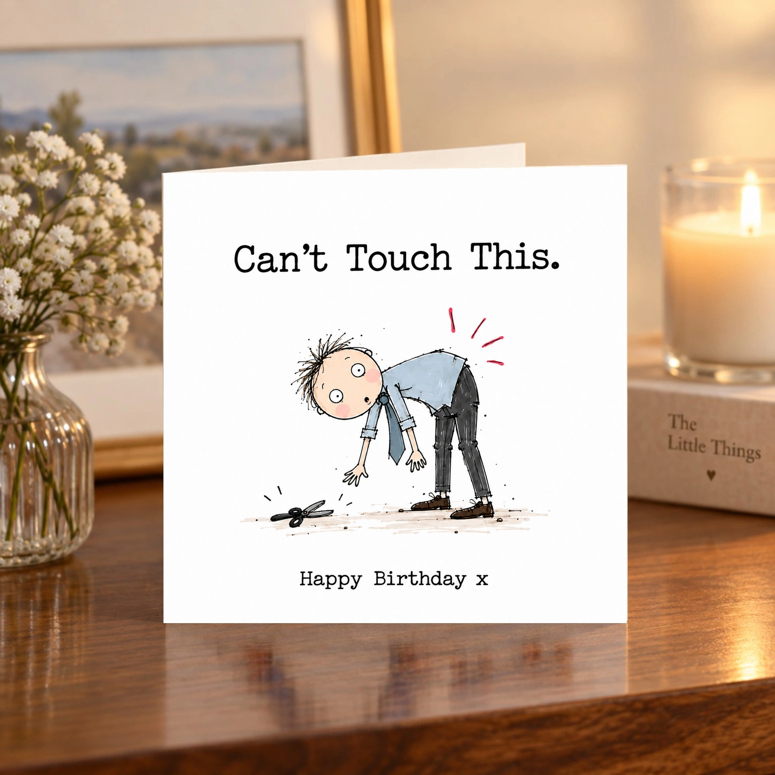 Can’t Touch This card shelf mock-up