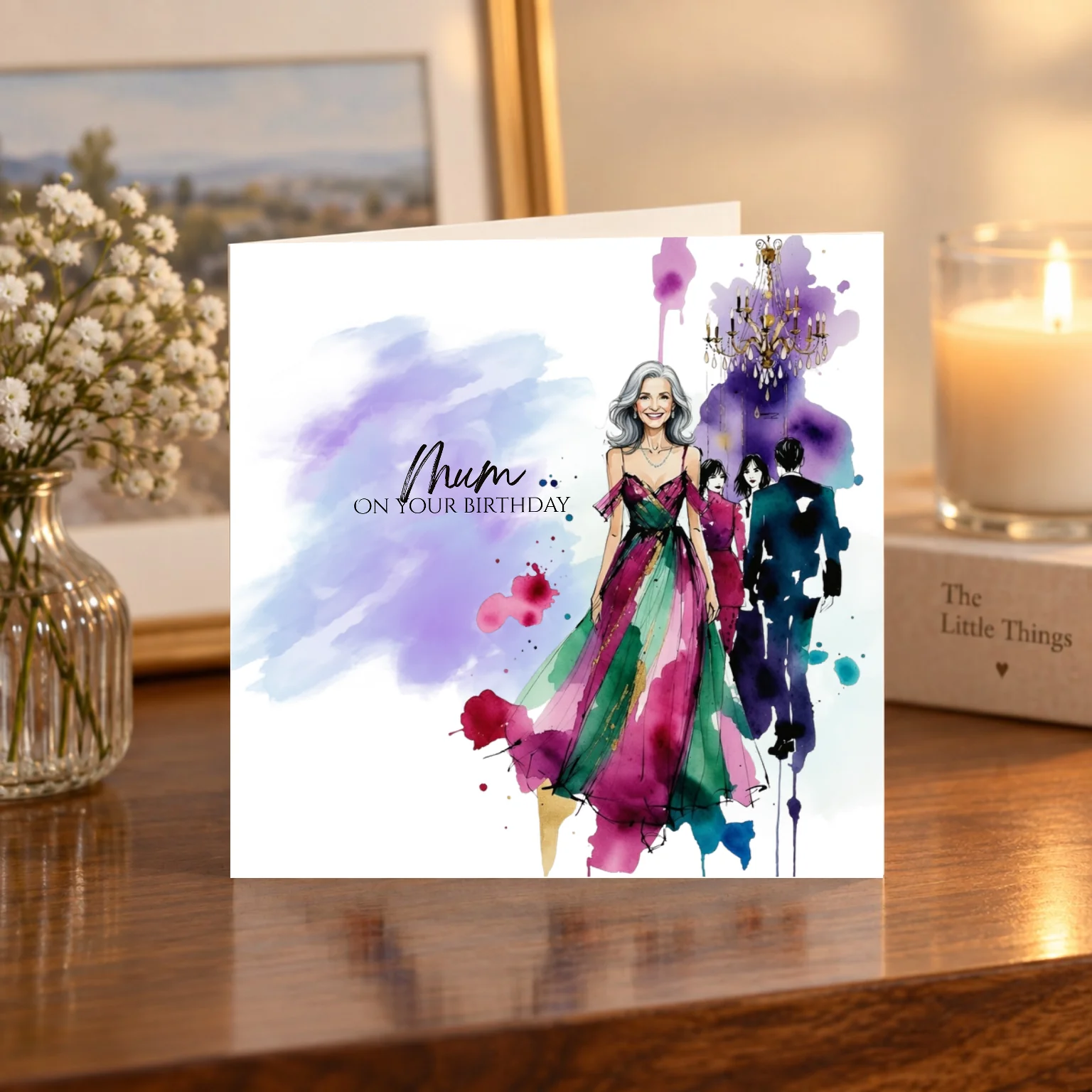 Mum – On Your Birthday – Celebration card shelf mock-up