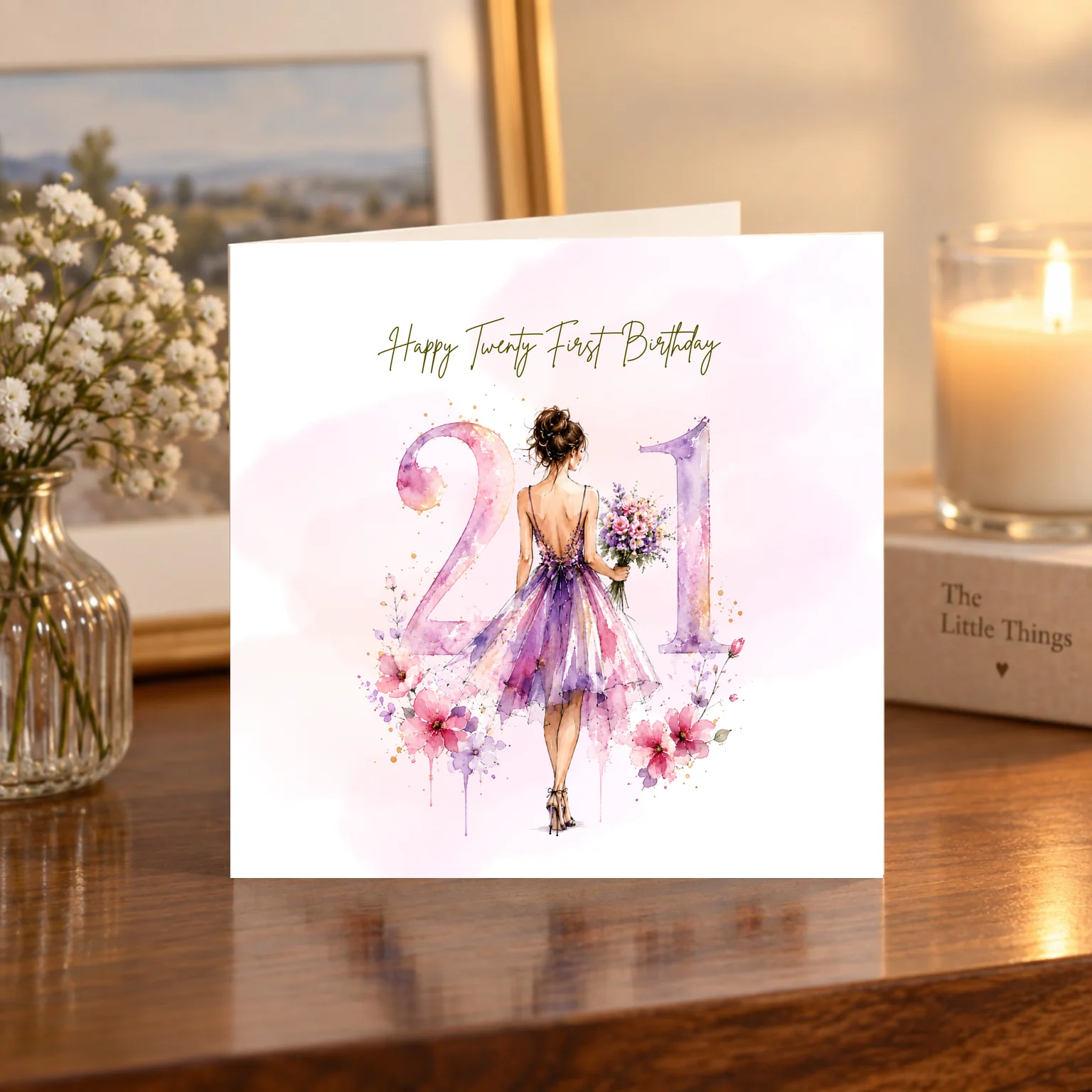 21st Happy Tentyfirst card shelf mock-up
