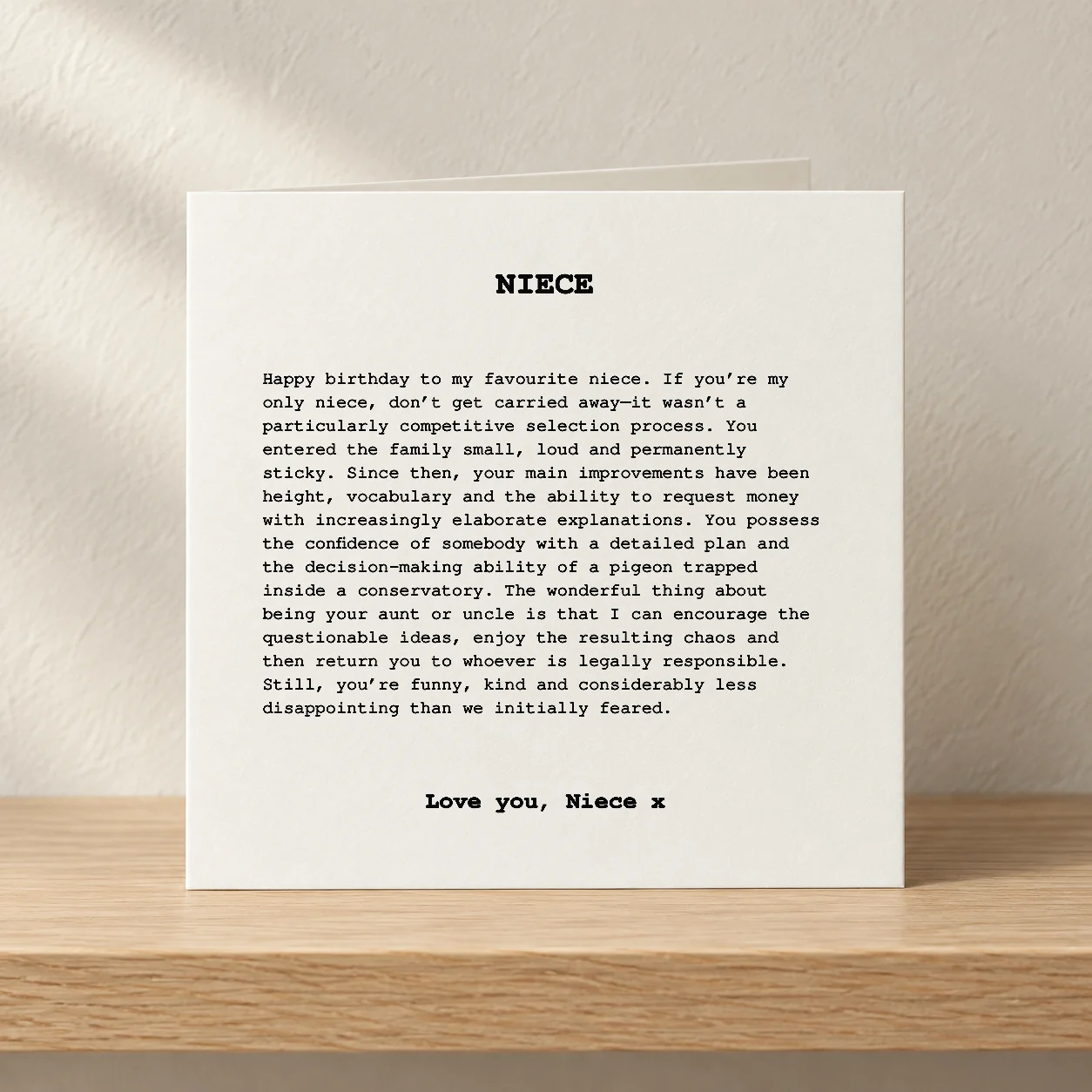 Niece card shelf mock-up